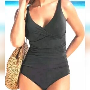 Swimsuits For All Woman Plus 16W One Pc Swimsuit Beach Pool Wireless Shaping